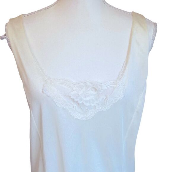 Vintage 60’s Lingerie MMI Nylon Lace Nightgown Size Large - Picture 2 of 6